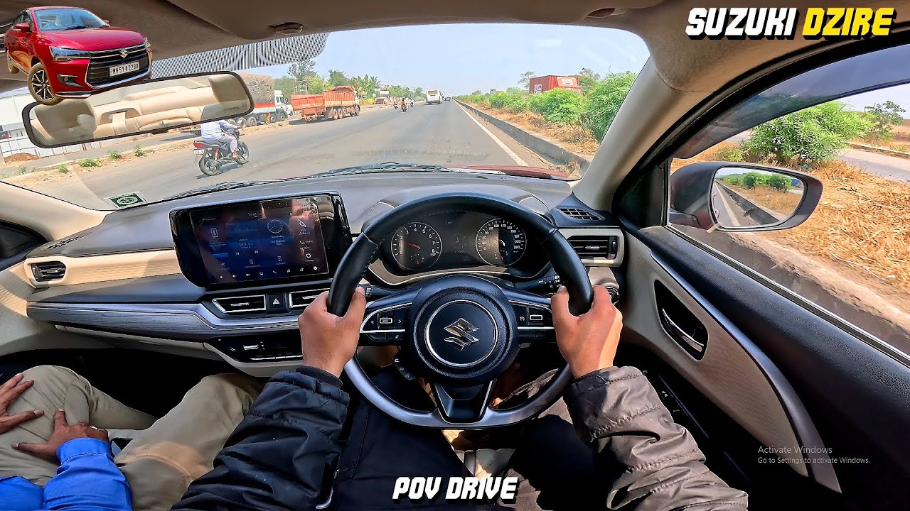 SUZUKI DZIRE : POV DRIVE | The Best Compact Sedan Drive On Highway | #suzuki #dzire #povdrive #asmr