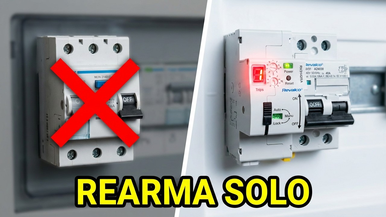 CONVIERTE cualquier Interruptor Diferencial en AUTOREARMABLE | ElectroManolin