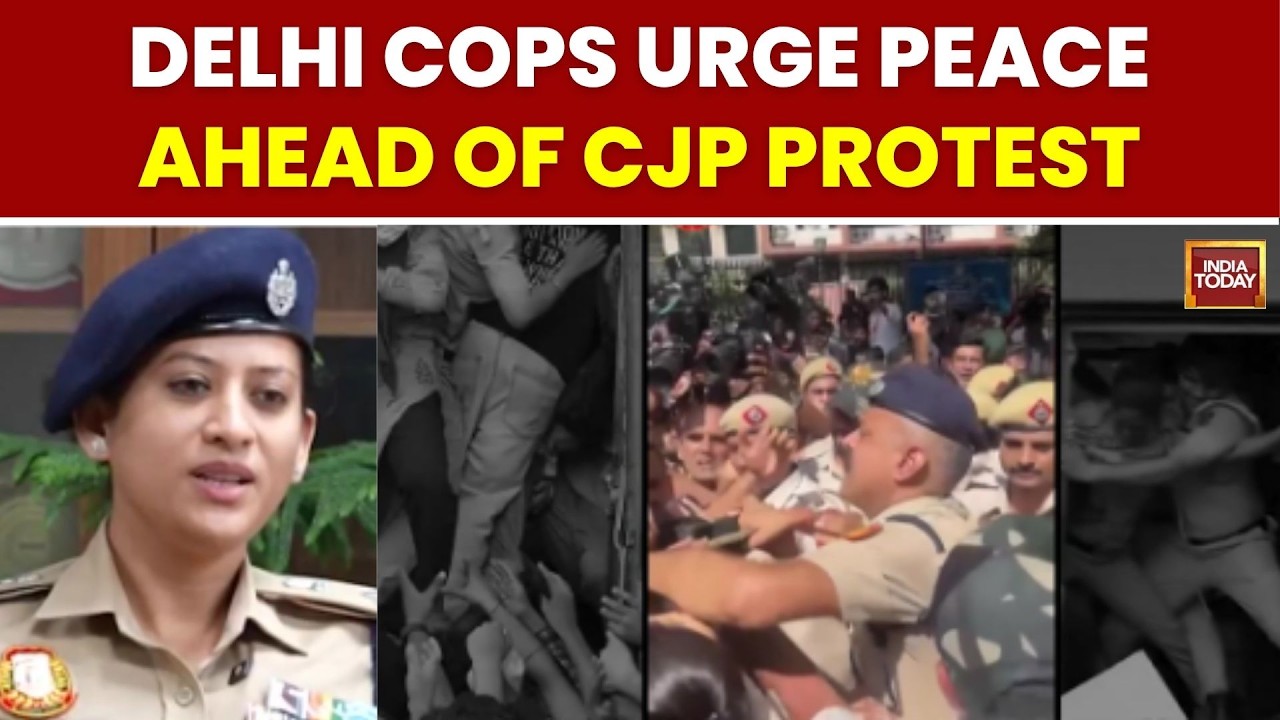CJP Protest: Delhi Police Warns Against Disrupting Law And Order | SIR Row | India Today