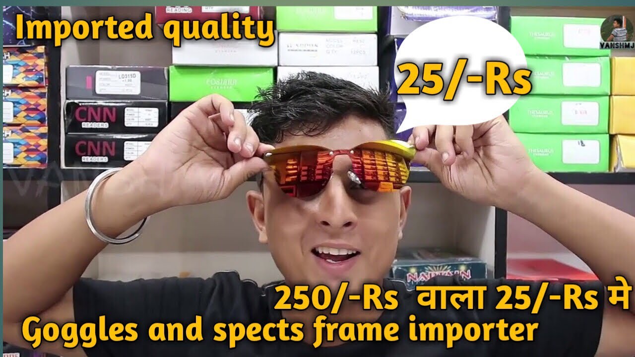 Copy Goggles wholesale market, Sunglasses and spects importer cheapest sunglasses market | VANSHMJ |