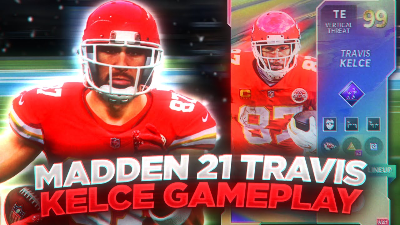 WHITE CHOCOLATE! 99 OVR LTD TRAVIS KELCE GAMEPLAY! MADDEN 21 ULTIMATE TEAM