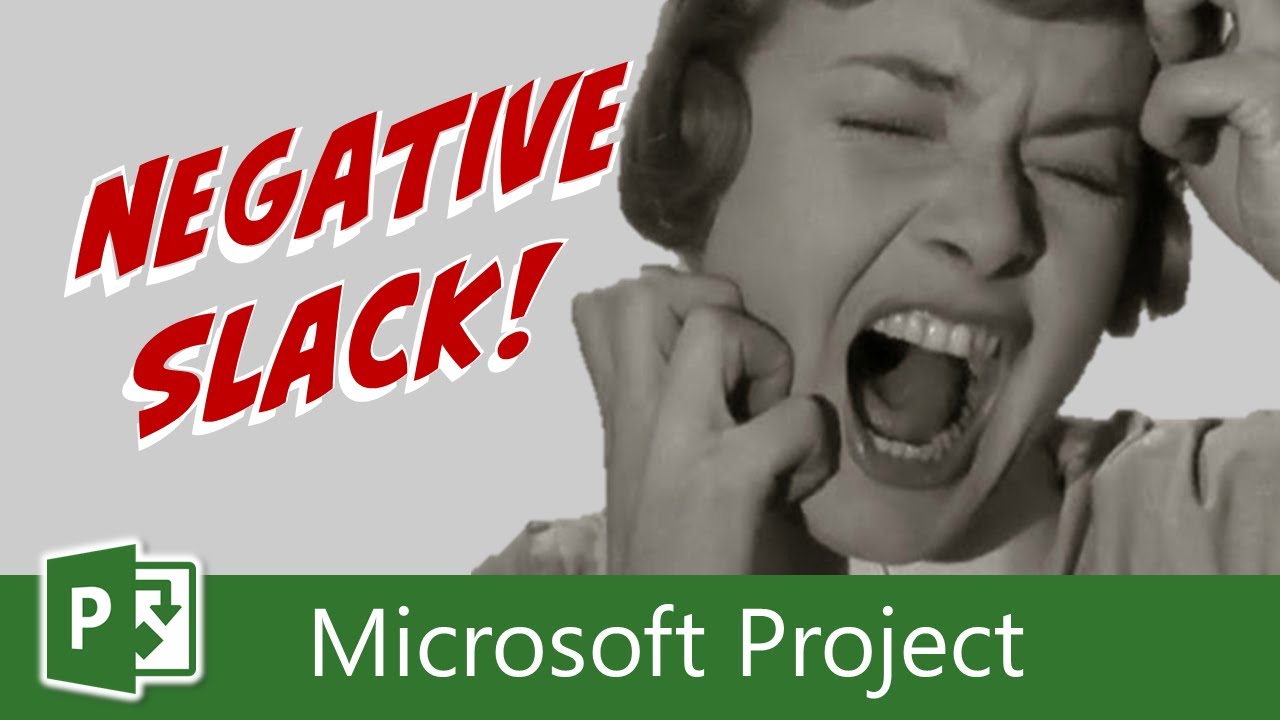 Отрицательный Slack в Microsoft Project, ужас!