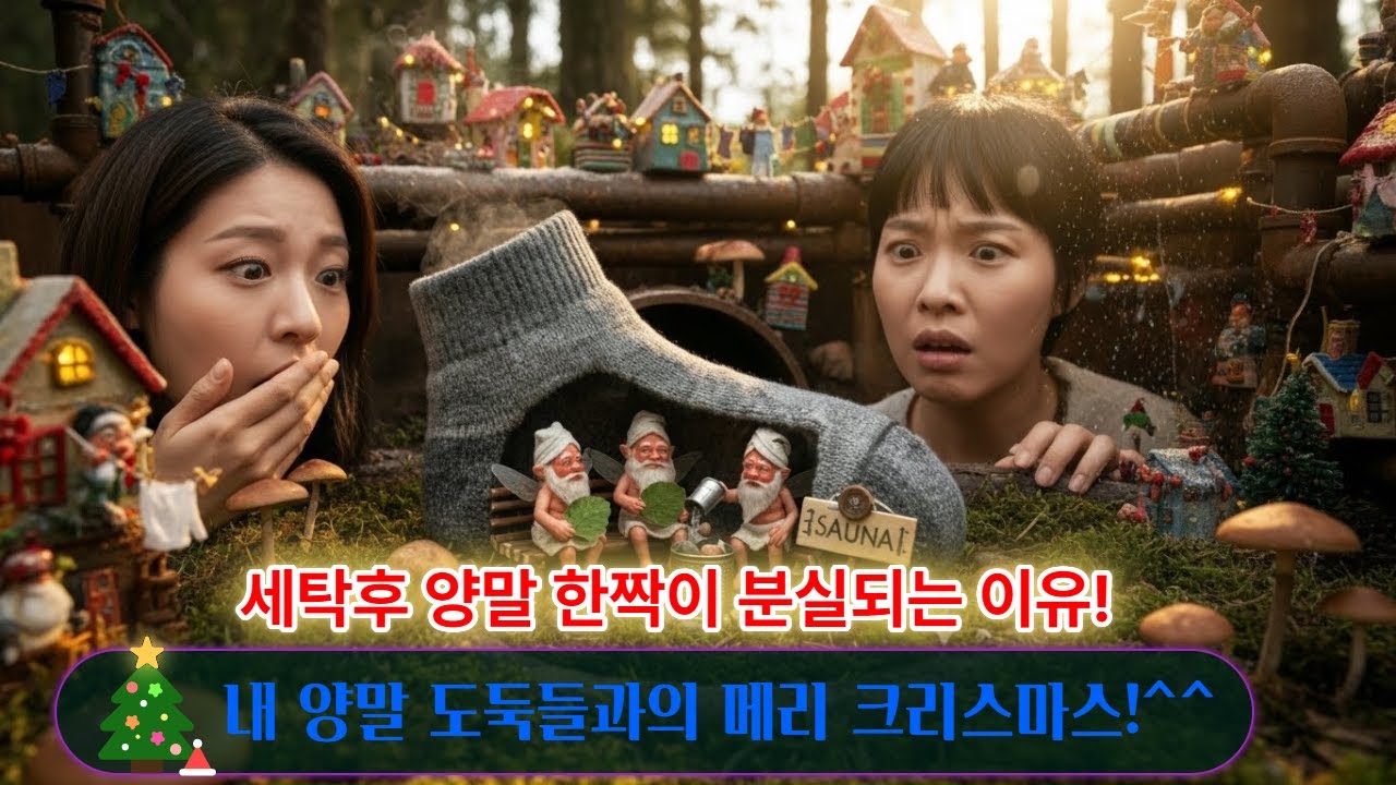 세탁할 때마다 양말이 짝짝이가 되는 이유?  너희가 도둑 이였어!??