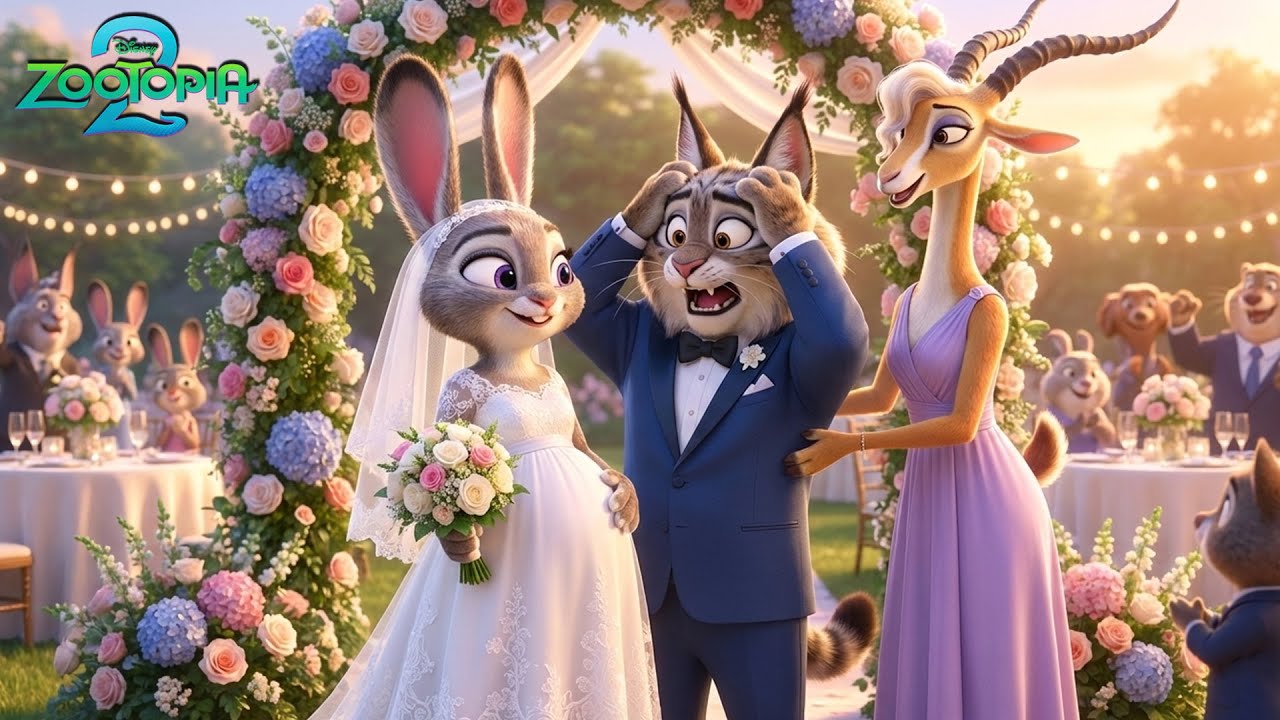 Surprise at Judy & Pawbert Wedding (Zootopia 2 Inspo) Animated Music Video DJ BEE BOP