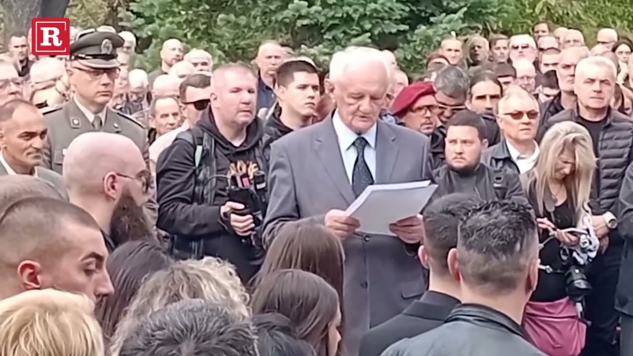 Branko Krga održao potresan govor na sahrani Nebojše Pavkovića