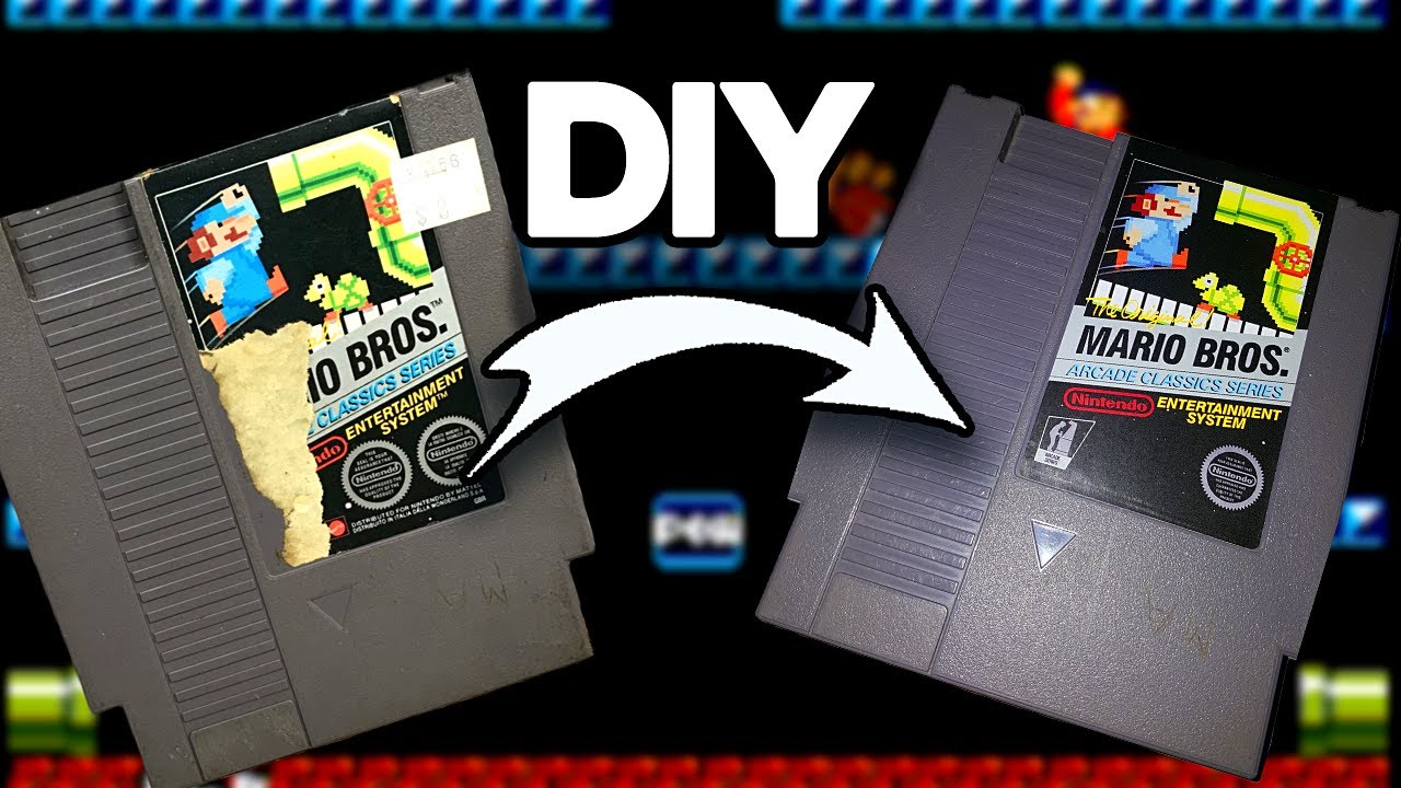 Make Your Own NES Cover Stickers | DIY NES Labels!!