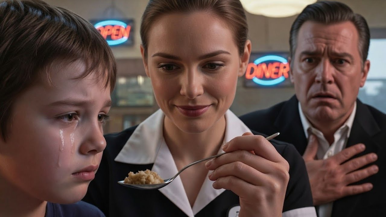 Boy Refused Food Until Waitress Fed Him — Mafia Boss's Heart Stopped