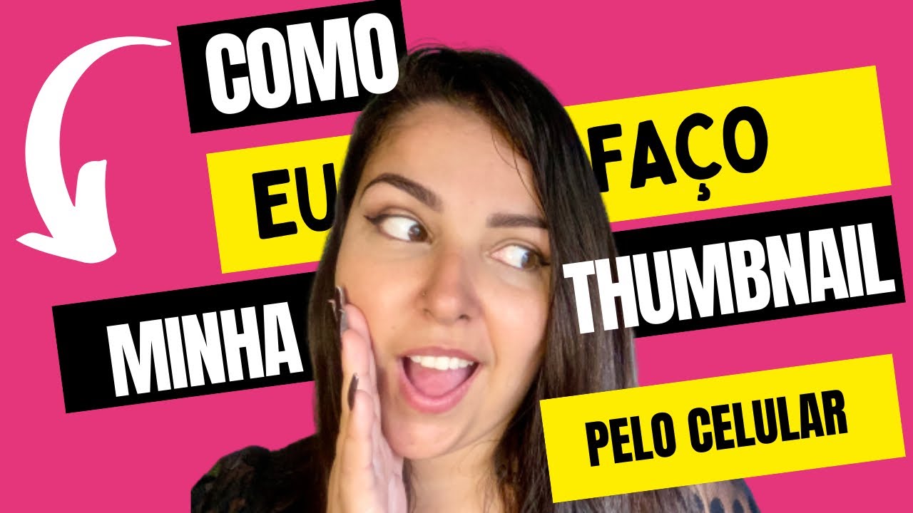 Como fazer capa para vídeo do YouTube. (thumbnail pelo celular)