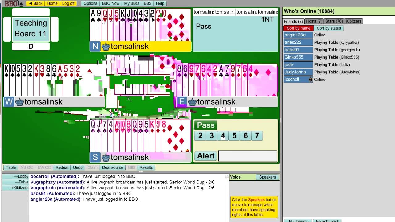 Bridge lessons: Responding to 1NT