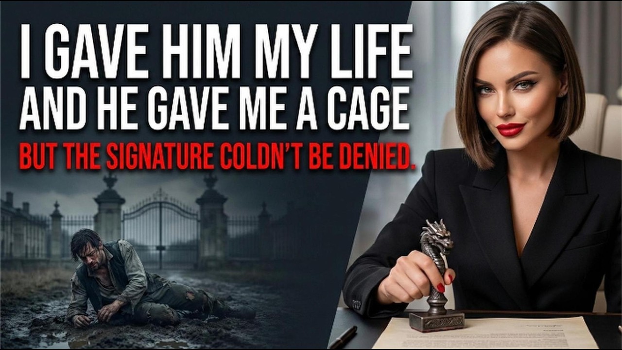 I gave him my life and he gave me a cage but the signature couldn't be denied. 113