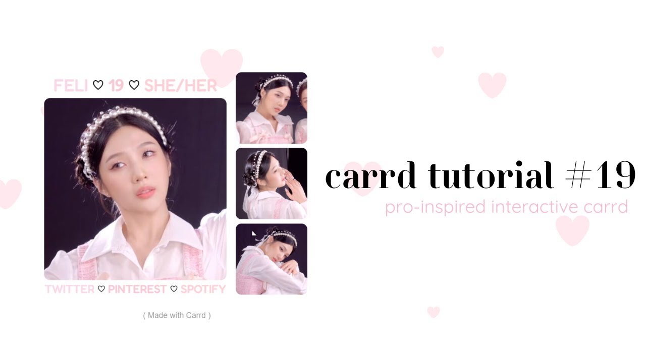 ☆﹕pro inspired pink interactive carrd tutorial #19 © jjuniiy