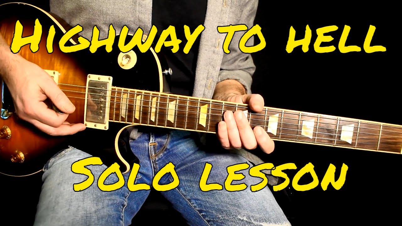 AC/DC - Highway to Hell solo lesson
