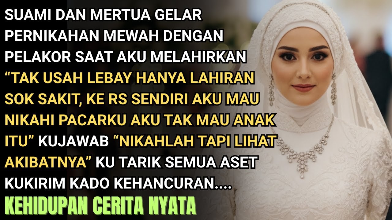SUAMI & MERTUA GELAR PERNIKAHAN MEWAH DG GUNDIK SAAT AKU MELAHIRKAN MEREKA PAKAI UANGKU-KUBUAT PANIK