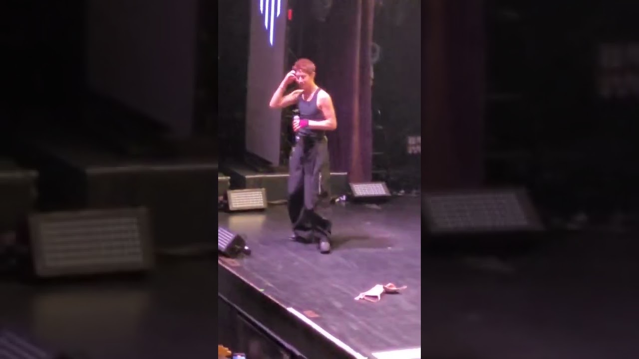 Someone throwing a bra on the stage.. | Mark Tuan The Other Side Tour Boston #marktuan #got7 #shorts