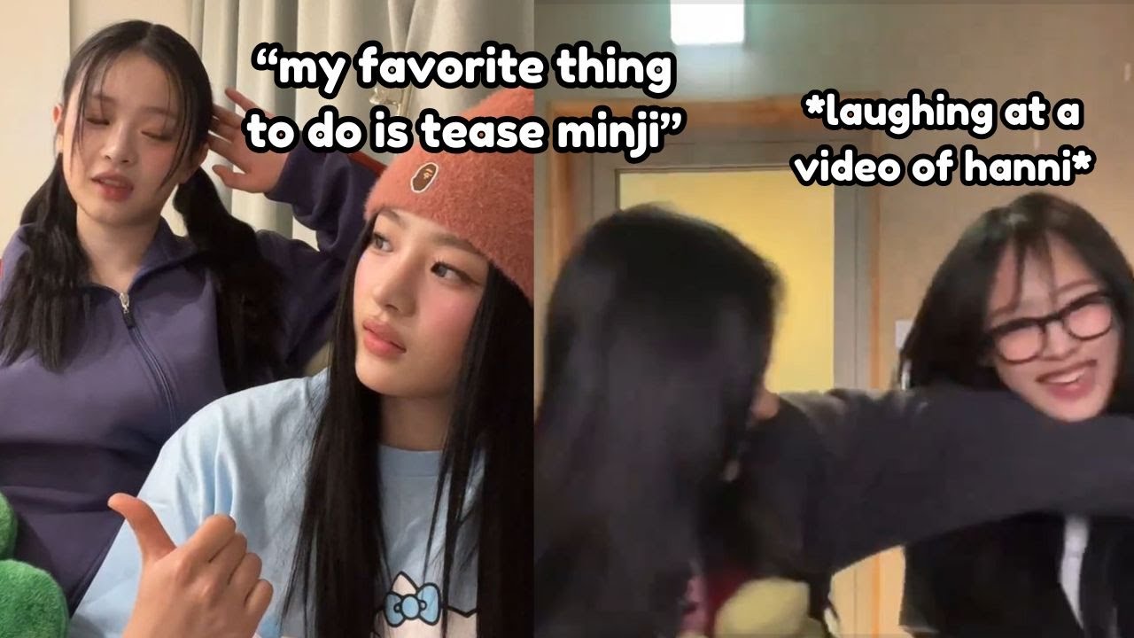 bbangsaz's never ending bickering and insane chemistry (hanni and minji compilation)