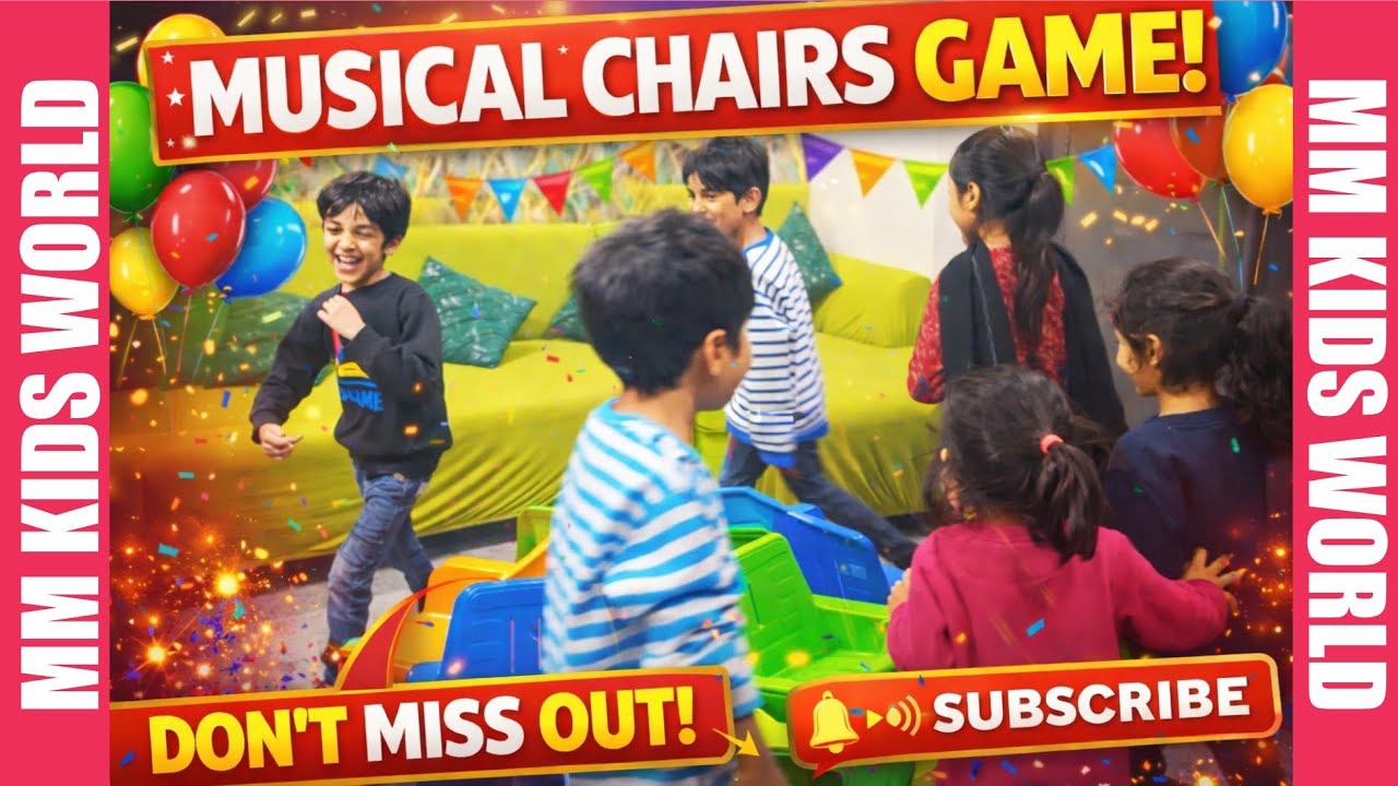 Kids Playing Musical Chair Game | So Much Fun & Laughter 😂