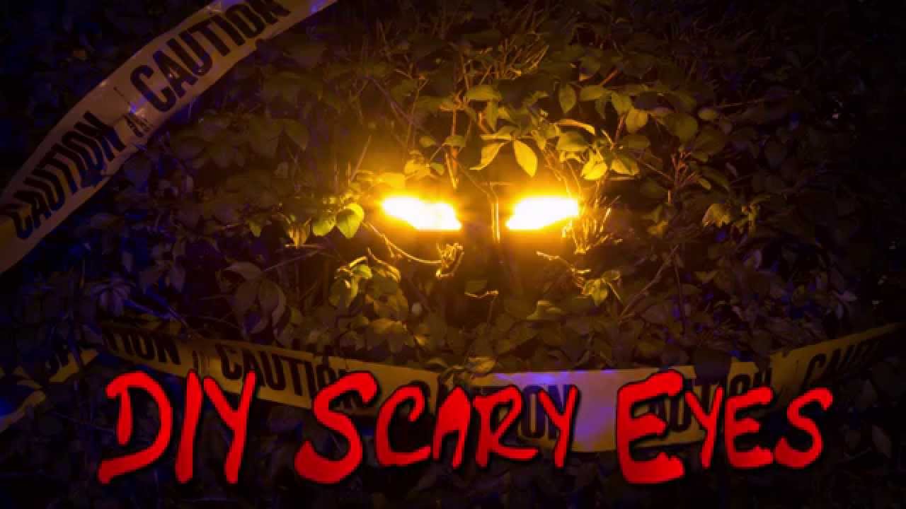 LED Halloween Lights;  DIY Scary Eyes.
