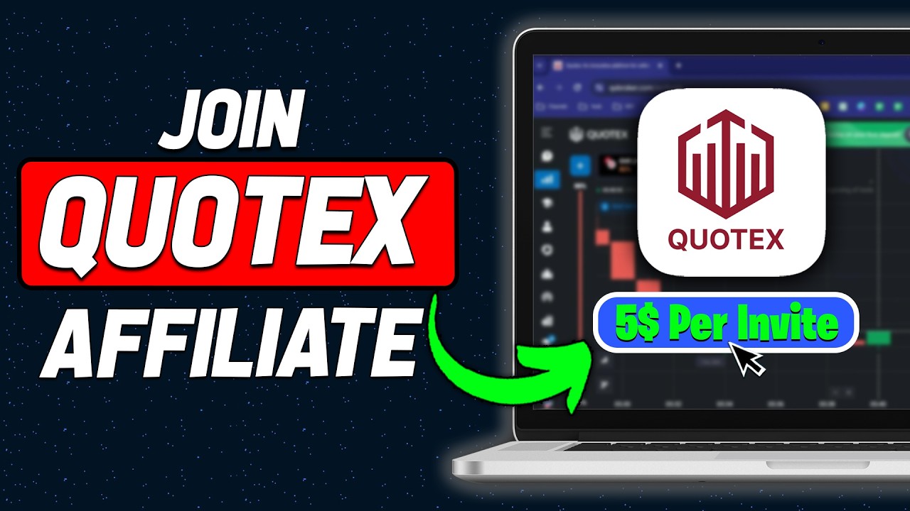 Quotex Affiliate Program 2025 Tutorial  How To Join Quotex Referral Program And Earn Money