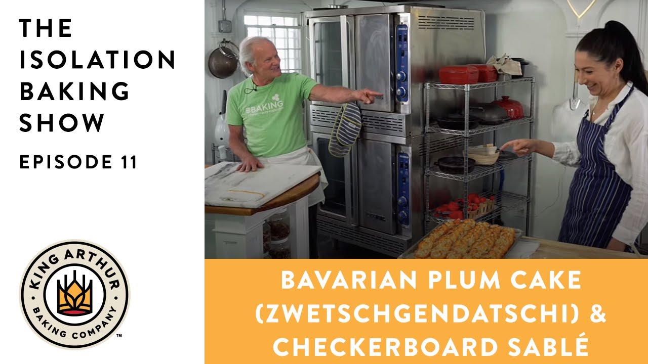 Bavarian Plum Cake (Zwetschgendatschi) & Checkerboard Sablé - The Isolation Baking Show - Episode 11