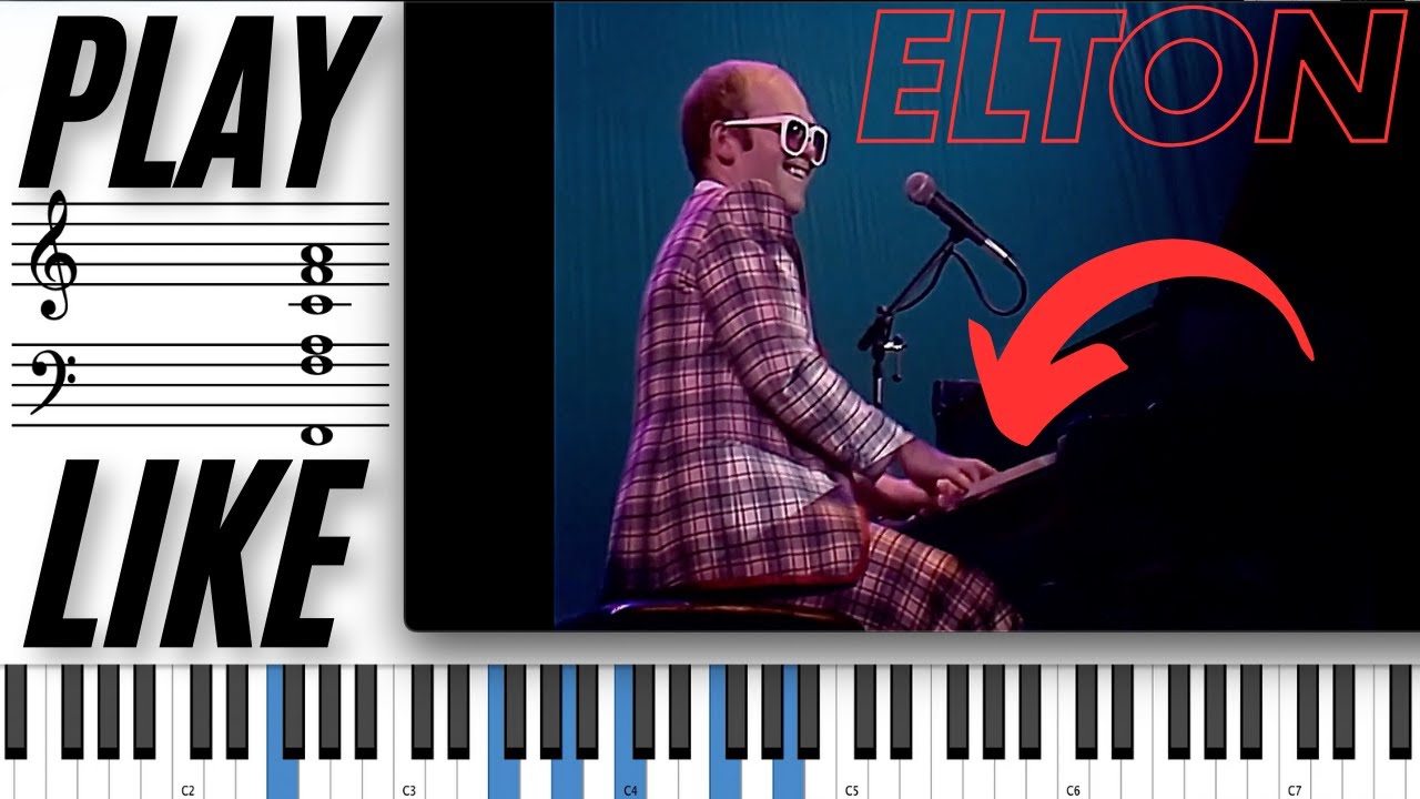 How Elton John plays Daniel on piano…LIVE!