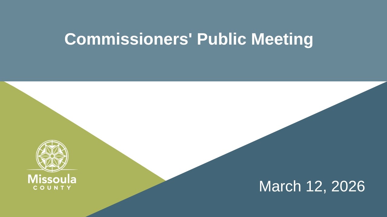 Commissioners' Public Meeting March 12, 2026
