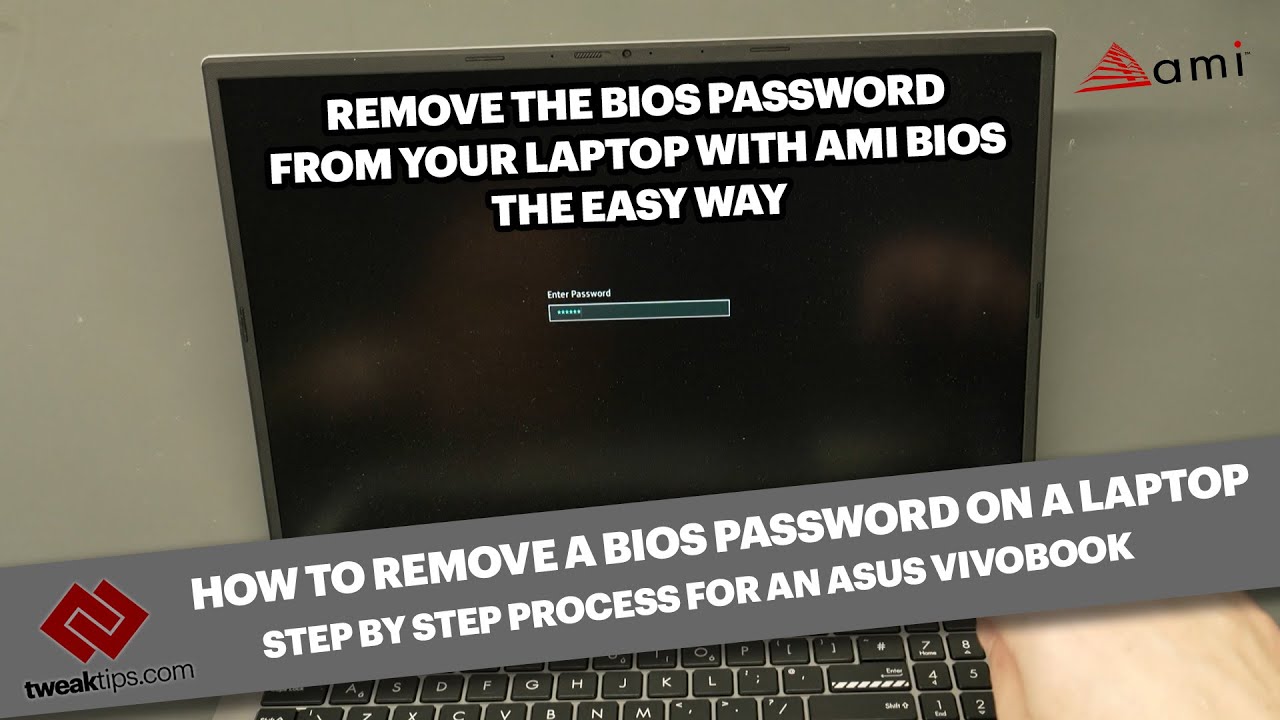 Как удалить пароль BIOS на ноутбуке ASUS Vivobook и любых новых ноутбуках с BIOS AMI.