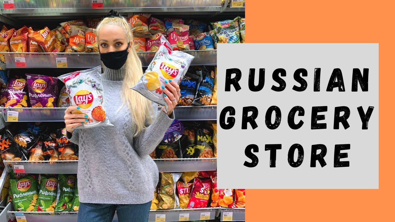 Grocery Shopping in Russia, Saint Petersburg| FOOD, PRICES| How Much Does Black Caviar Cost?
