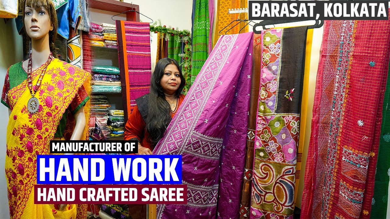 Budget Hand Worked, Hand Crafted Sarees Manufacturer in Kolkata, Barasat