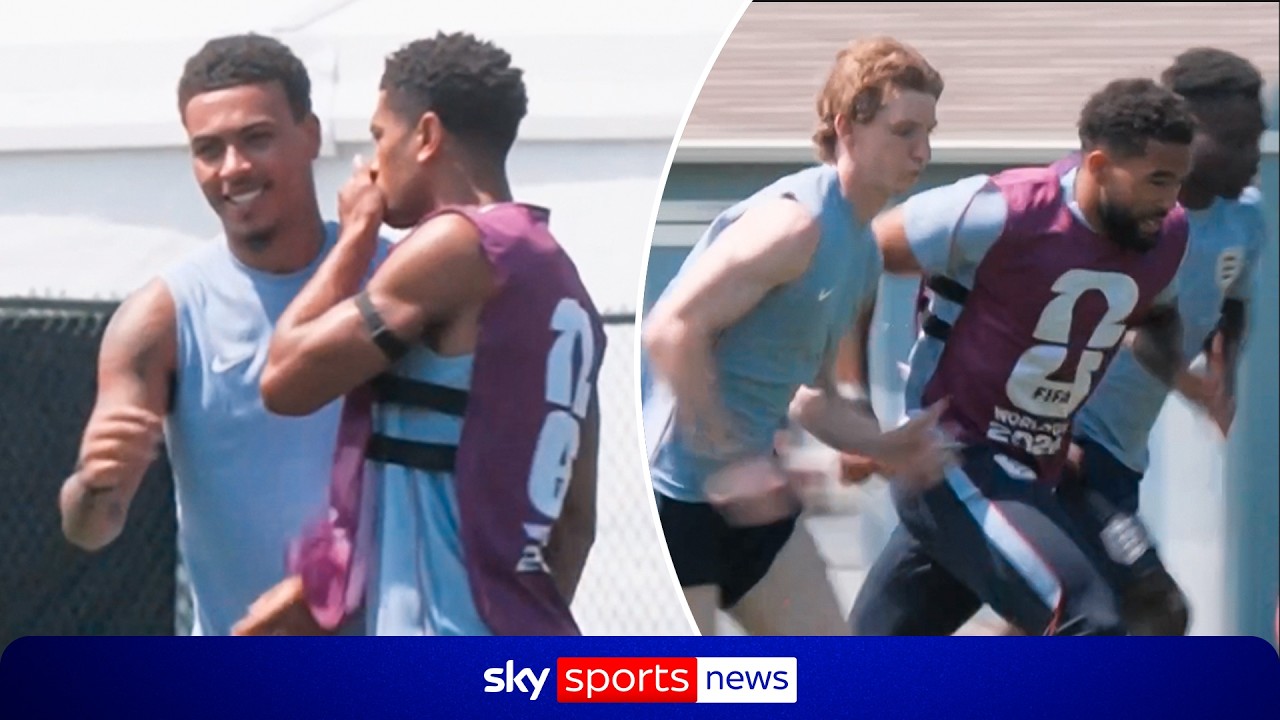 England squad train for final time ahead of World Cup opener vs Croatia