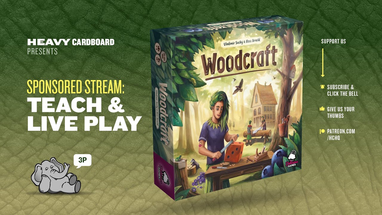 Woodcraft - 3p Teaching & Play-through by Heavy Cardboard