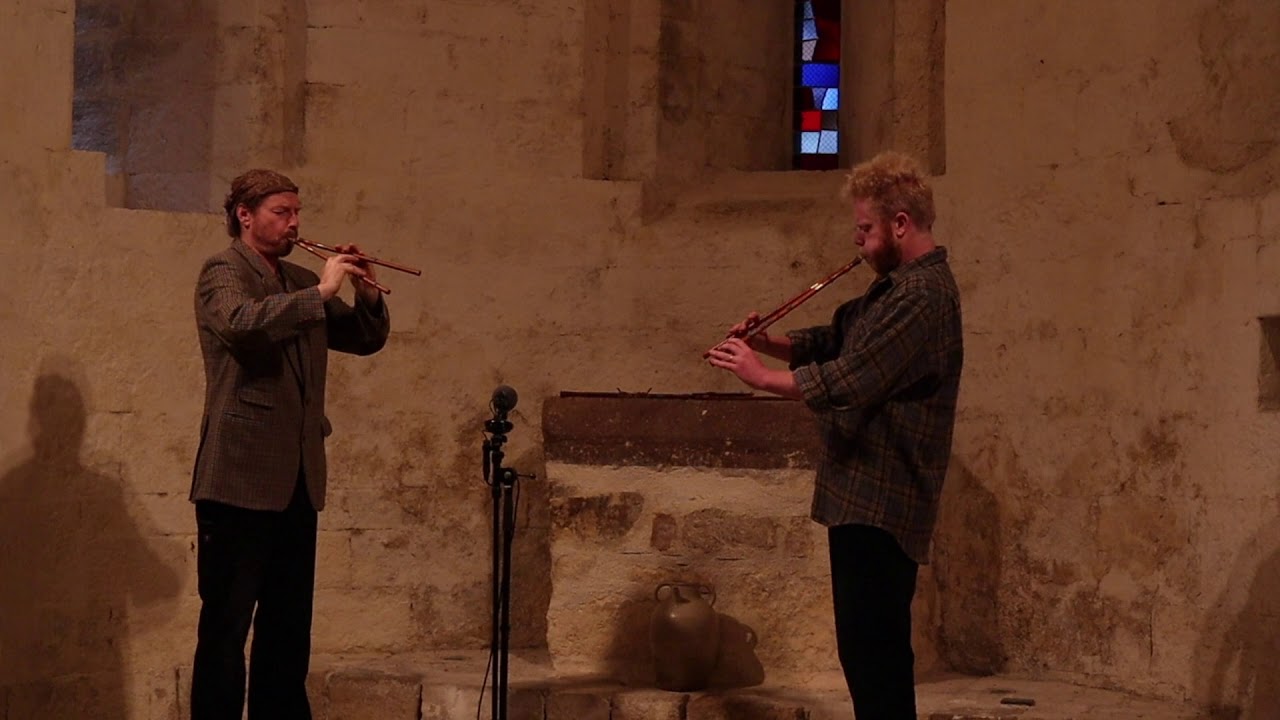Duo Bass Ancient Greek Aulos Music Improvisation II