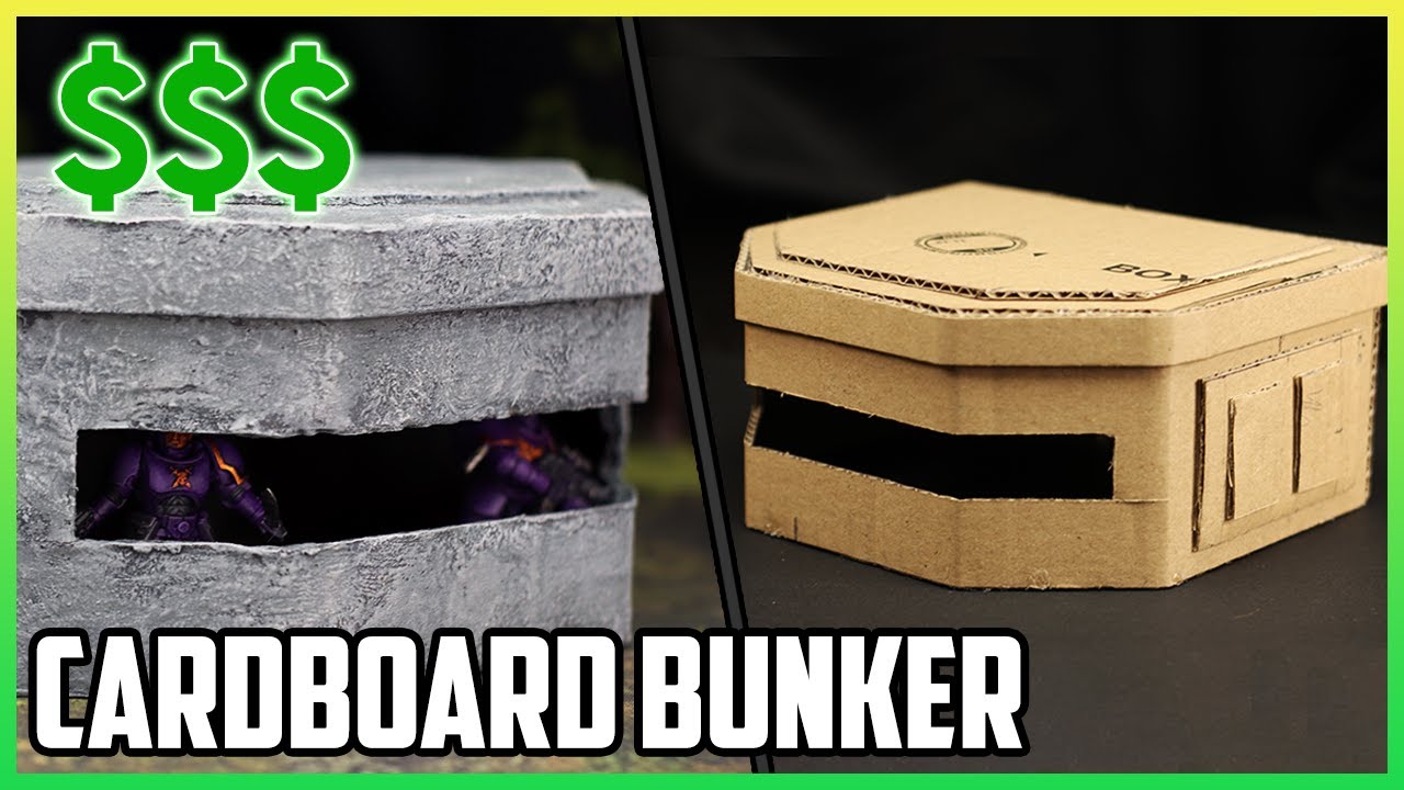 Дешевый Warhammer Terrain Bunker — только картон