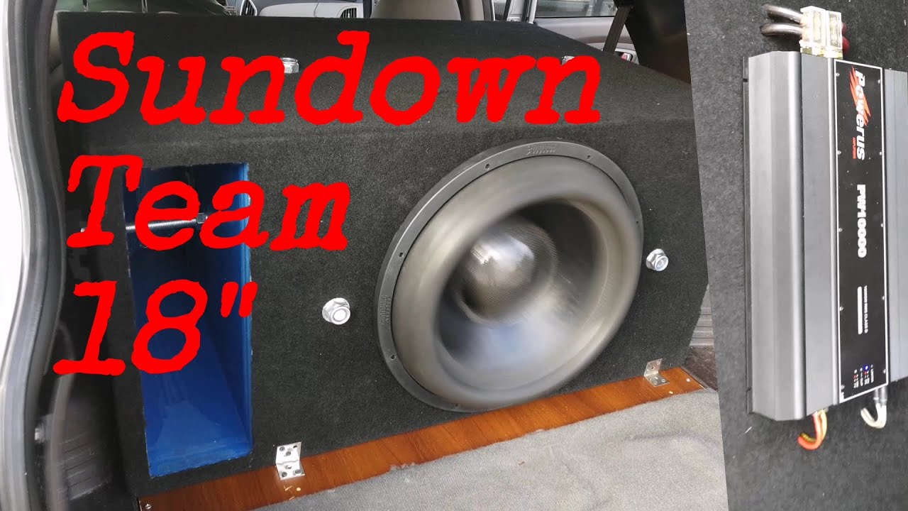 10,000Watt+ Single Sundown Audio Team 18