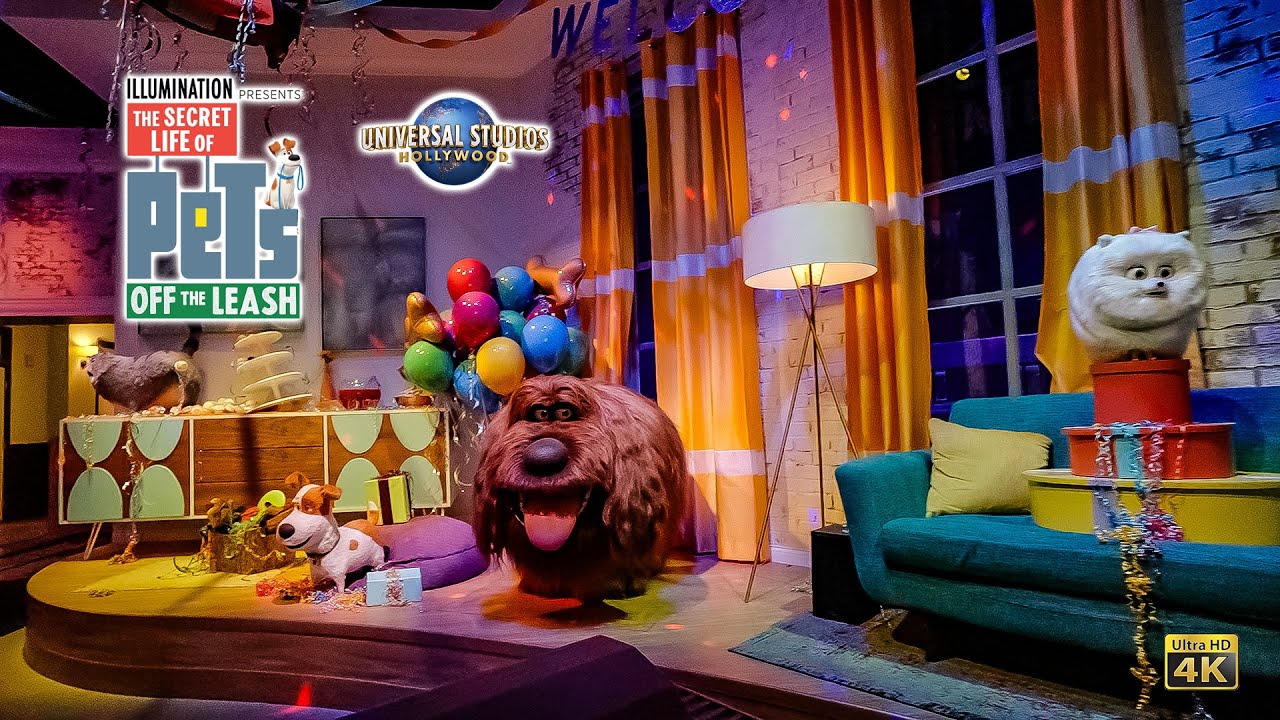 The Secret Life of Pets Off the Leash On Ride 4K POV Universal Studios Hollywood 2024 02 07