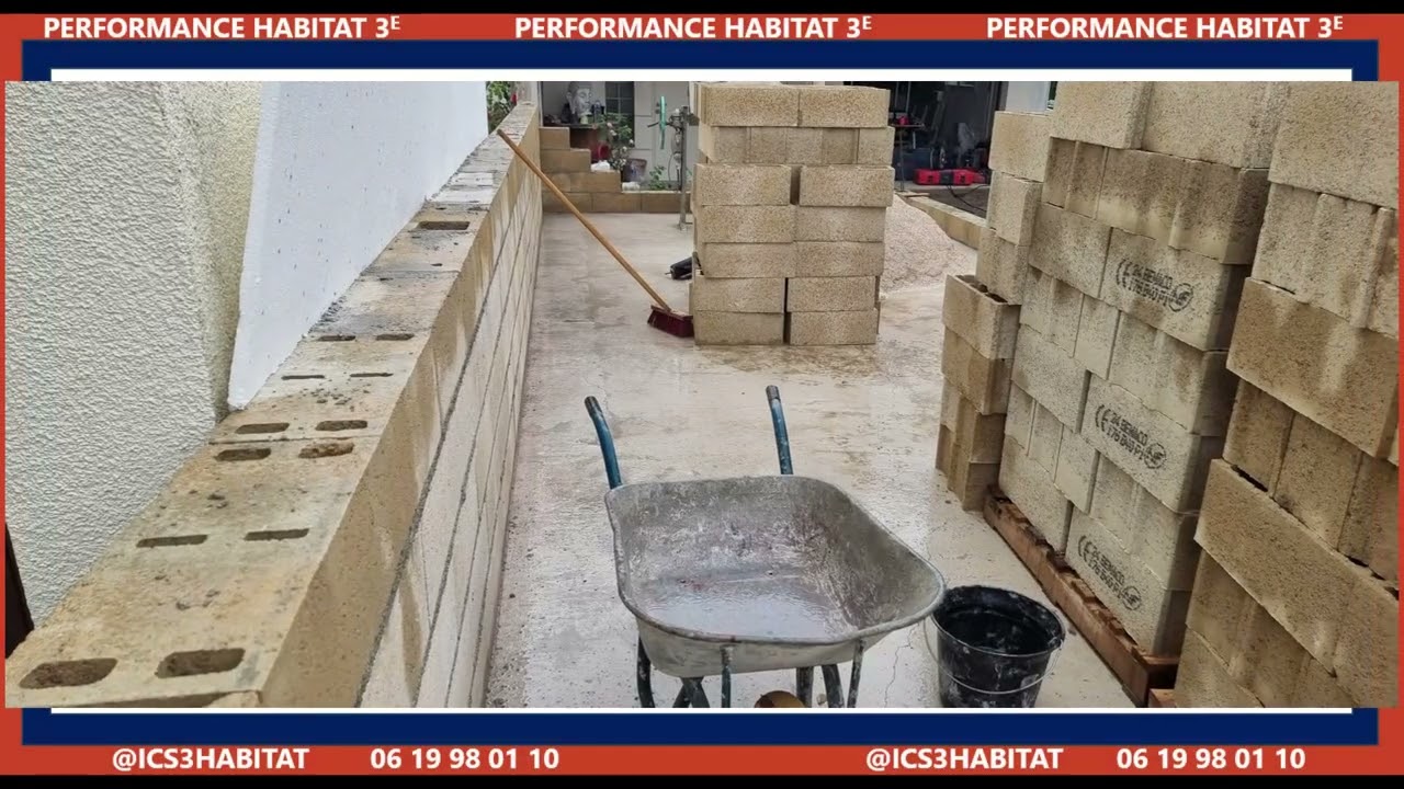 Construction d’un appentis avec fondations et dallage étanches – protection contre l’humidité