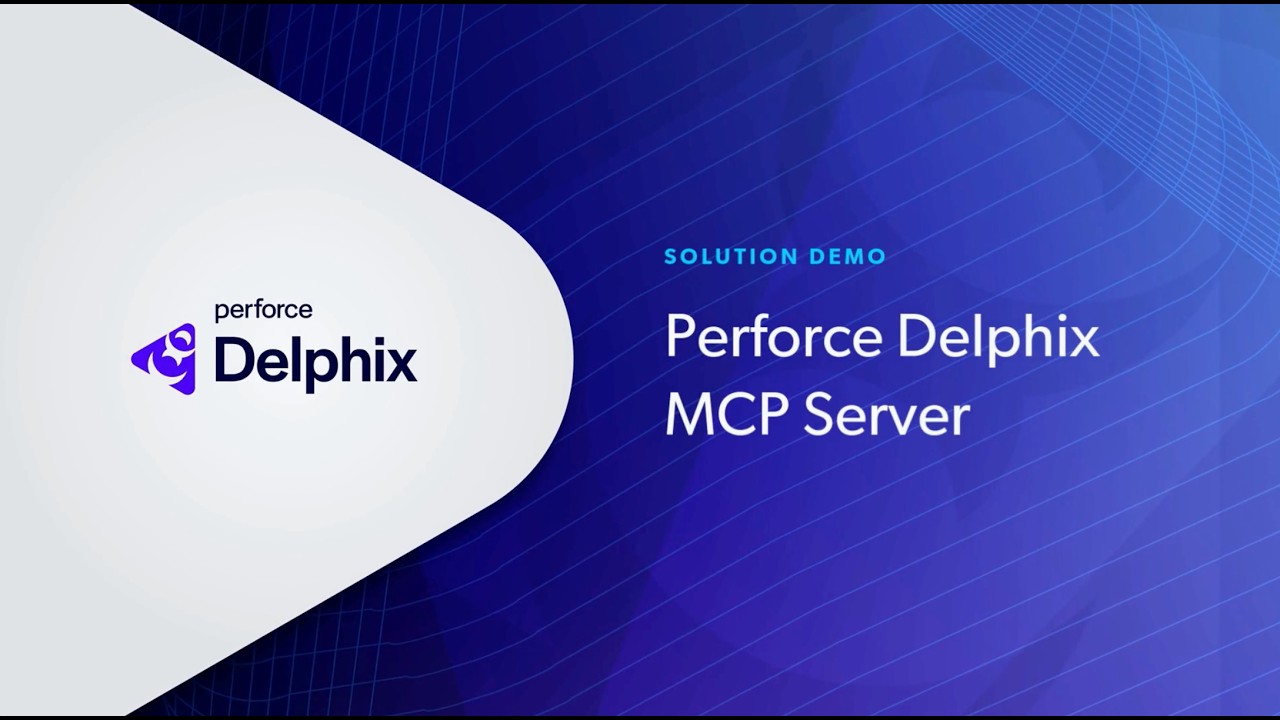 Delphix Demo Delphix MCP Server: Tutorial