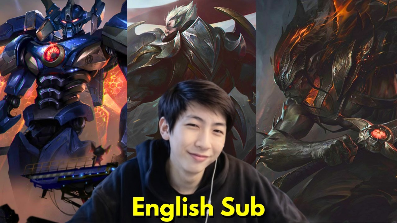Xiao Chao Meng Dominating with Aatrox, Darius & Yasuo — Livestream Gameplay (ENG SUB)