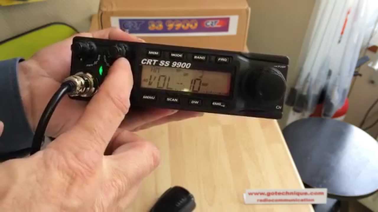 CRT SS9900 10M / CB Radio AM FM SSB Presentation Go Technique
