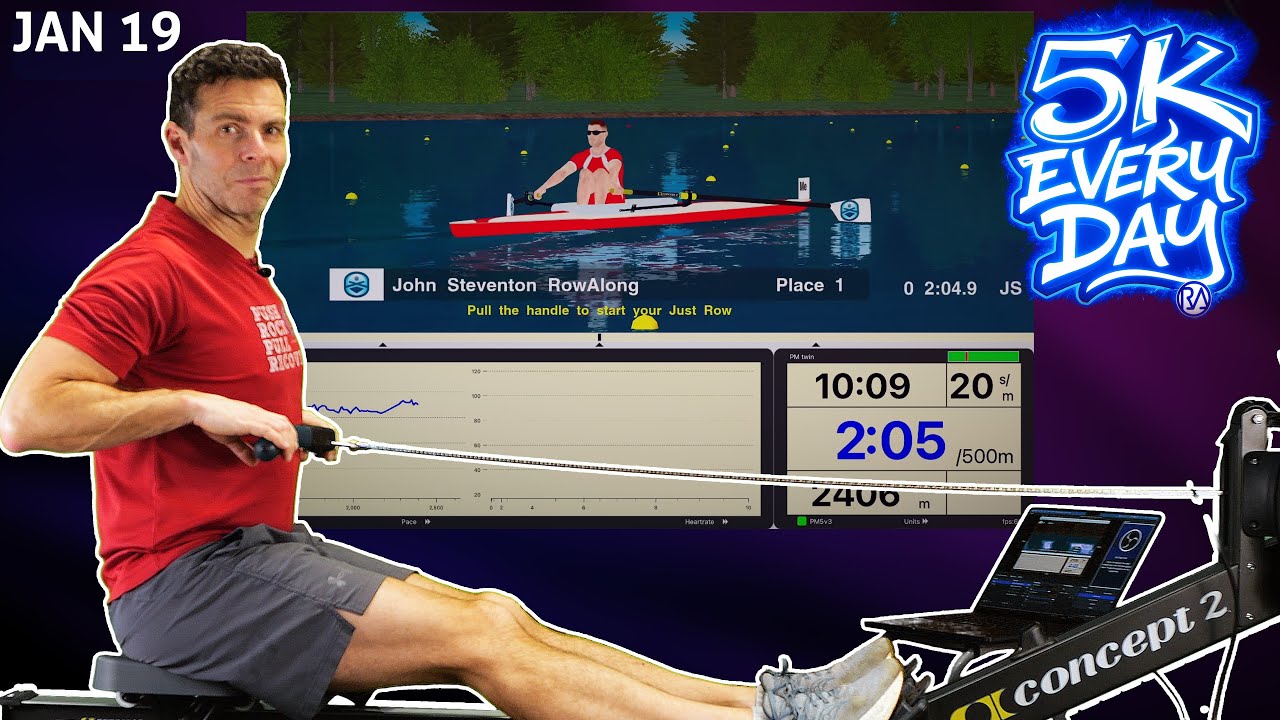 20 Minute Rowing Machine Workout: Easy Follow Along with Technique Tips - With RowPro