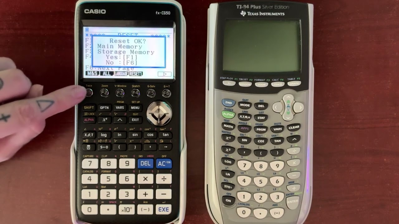 Getting your Casio or TI Calculator Ready for Testing