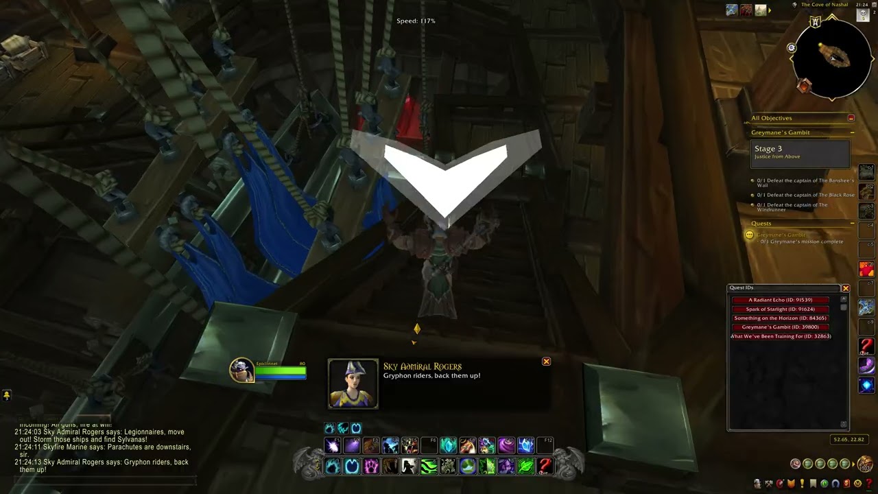 Zadanie Gambit Szarej Grzywy o numerze ID 39800 WoW