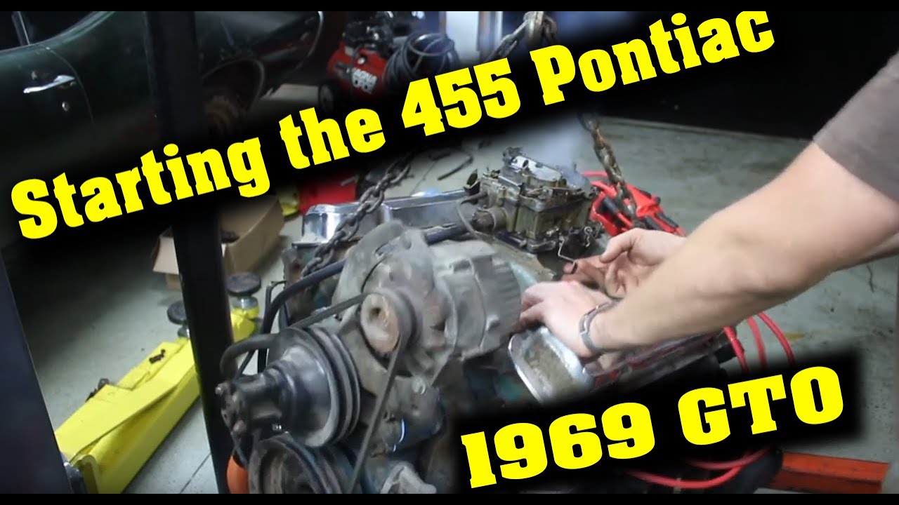 Запуск двигателя Pontiac 455 (1969 GTO)
