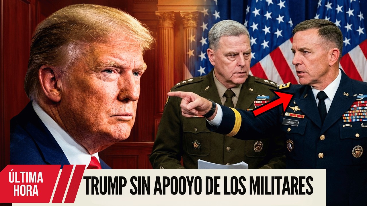 ÚLTIMA HORA: Militares se REBELAN contra Trump y SE NIEGAN a respaldarlo