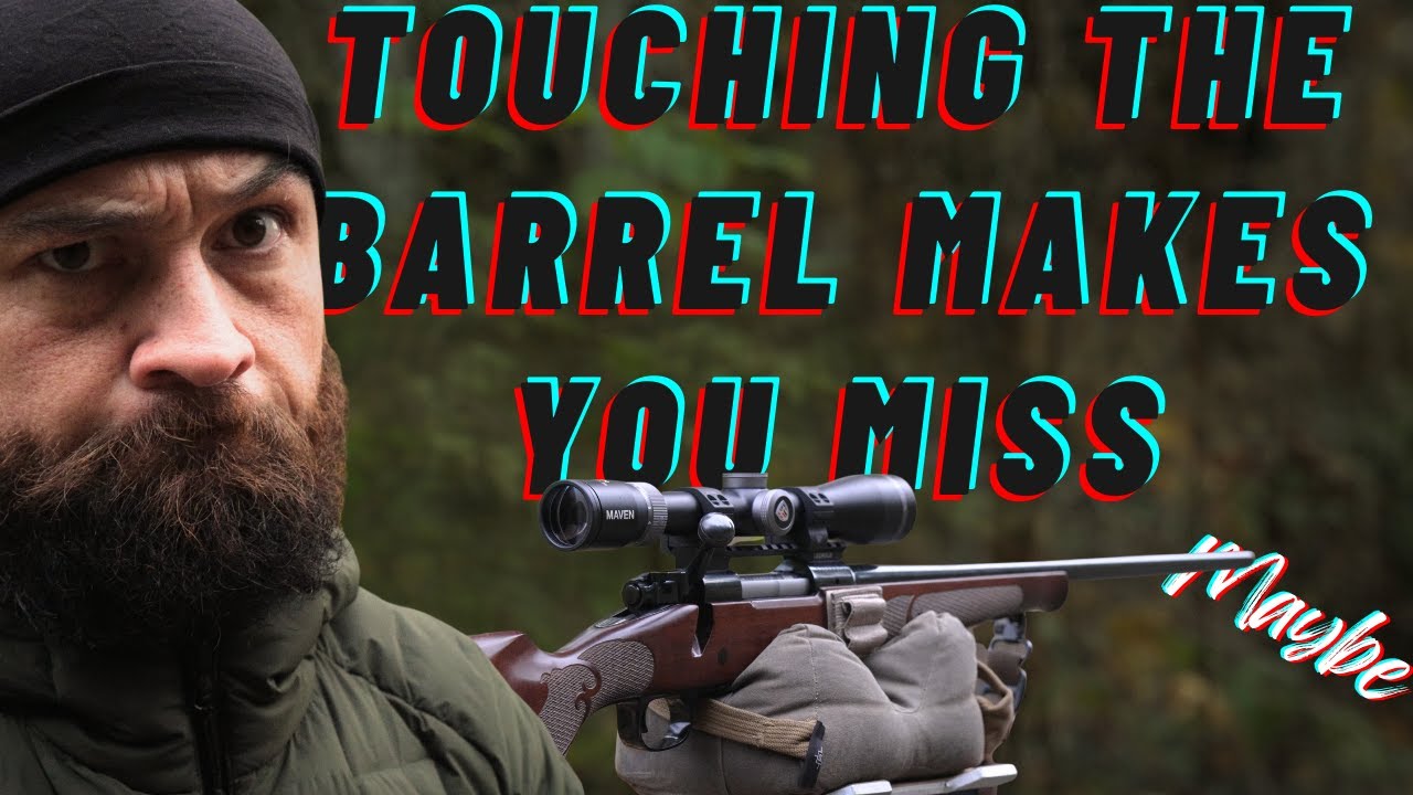 Winchester M70 .308, эксперимент по точности попадания в ствол