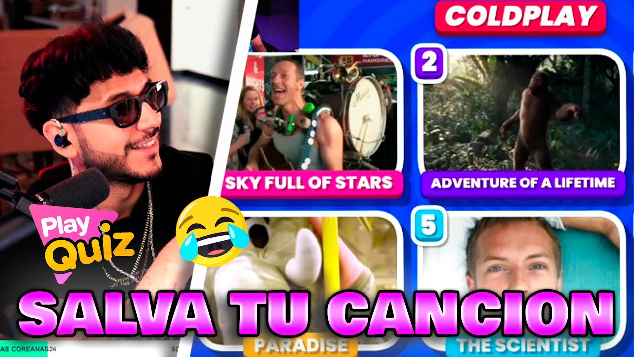 ZEIN REACCIONA AL PLAY QUIZ 💥 SALVA TU CANCION 💥