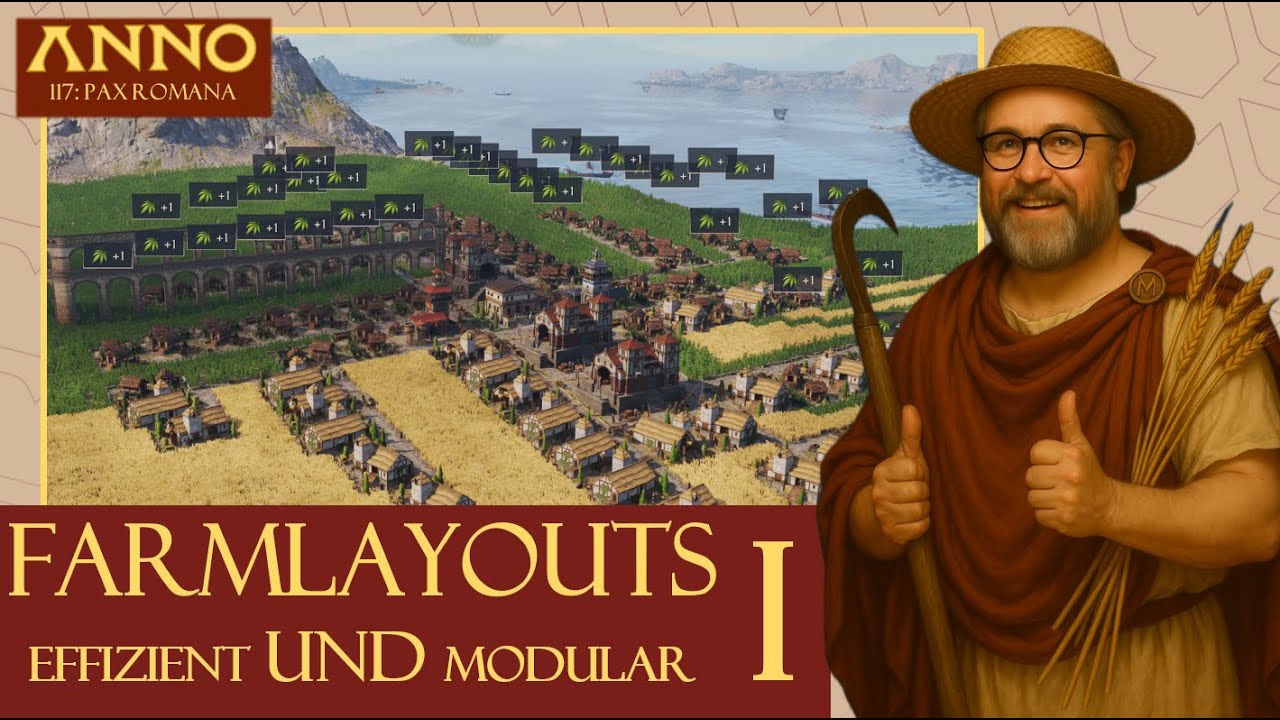 Anno 117 - 👨‍🌾🌾Die EFFIZIENTESTEN MODULAREN FARMLAYOUTS - Teil I