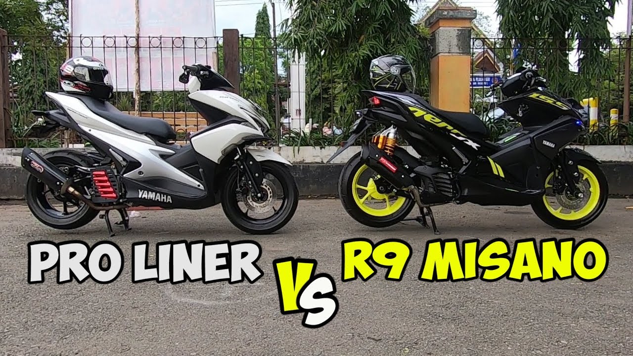 PERBEDAAN KNALPOT R9 MISANO vs PRO LINER di AEROX 155 | STORYAN eps 52