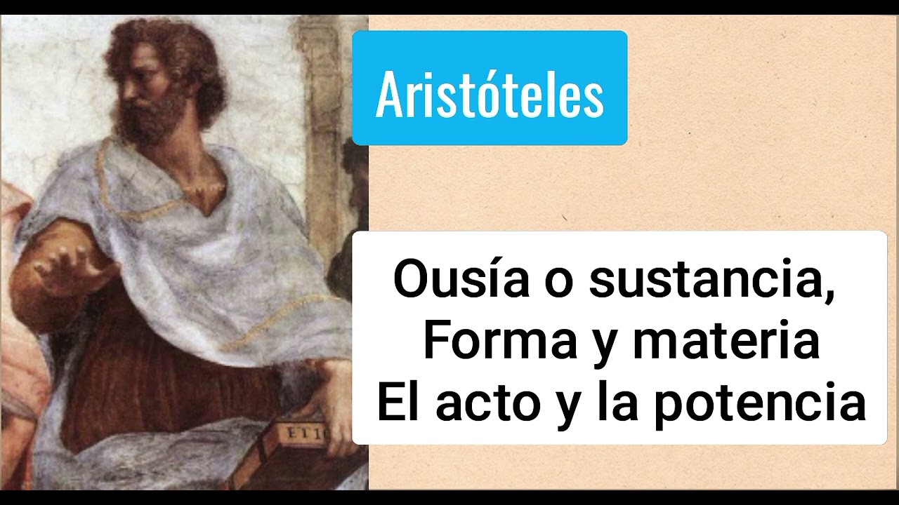 Sustancia, Forma y materia en Aristóteles