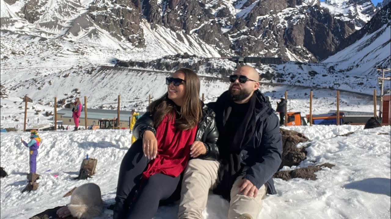 VIMOS A NEVE PELA PRIMEIRA VEZ - visitando os parques de neve no CHILE