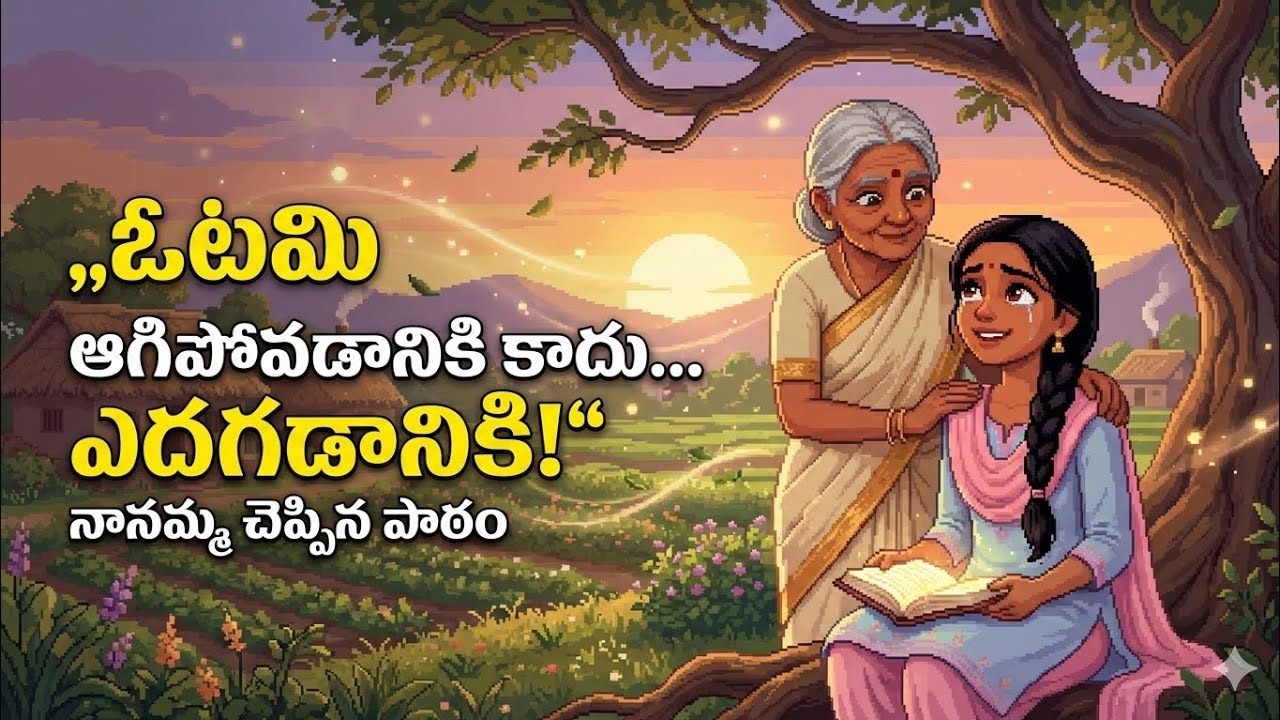 ఓటమి ఆగిపోవడానికి కాదు... ఎదగడానికి! 💛 | Telugu Motivation Story | Neethi Kathalu Telugu 2.0